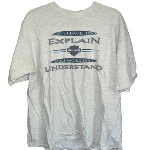 2000 Harley Davidson Paris, Texas Grey Shirt